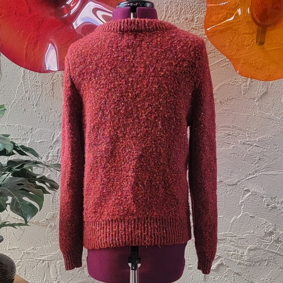 A New Day Sweater - Cranberry/Orange - Picture 3 of 4